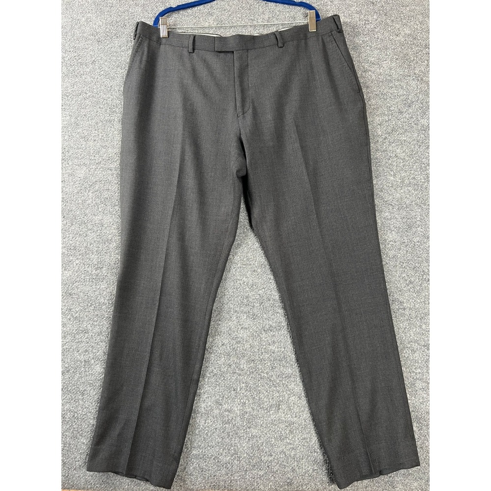 Charles Tyrwhitt Dress Pants Mens 40x31 Gray Pure New Wool Classic Fit Trousers